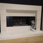 From Nu-Flame The Sterling in Portuguese Limestone Gas Fire