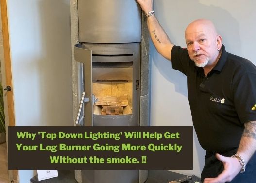 Lighting your wood burner easily - video