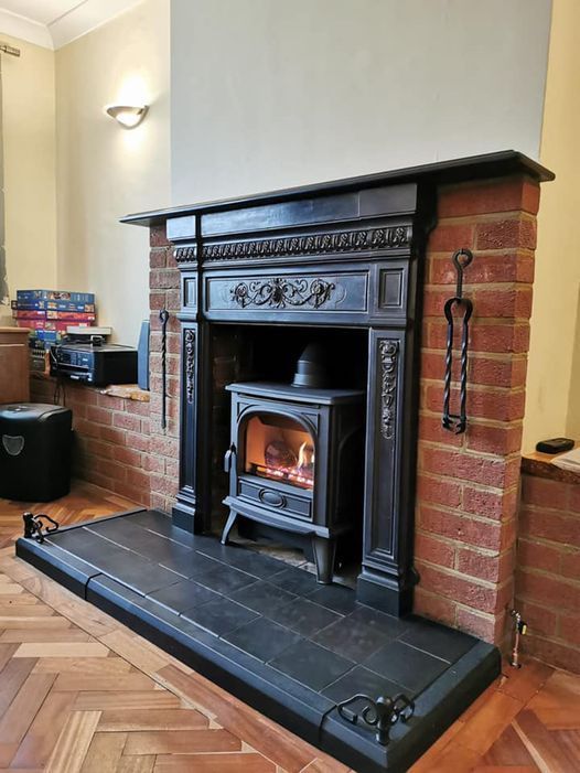 Dovre 250 gas stove 1 fireplace showroom Fleet Hampshire